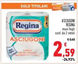 Conad Asciugoni Regina offerta