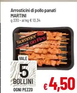 Famila Arrosticini di pollo panati MARTINI offerta