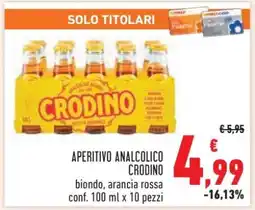 Conad APERITIVO ANALCOLICO CRODINO offerta
