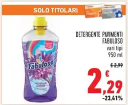 Conad Detergente Pavimenti Fabuloso offerta