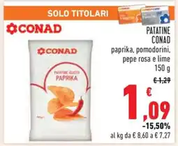 Conad Patatine Conad offerta