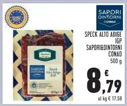 Conad SPECK ALTO ADIGE IGP SAPORI&DINTORNI CONAD offerta