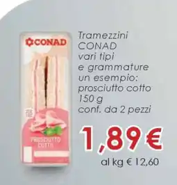 Conad TRAMEZZINI CONAD offerta