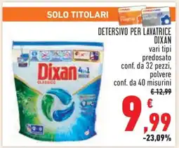 Conad Detersivo per lavatrice Dixan offerta
