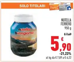 Conad NUTELLA FERRERO offerta