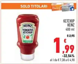 Conad Ketchup Heinz offerta