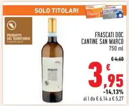 Conad Frascati DOC Cantine San Marco offerta