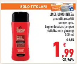 Conad LINEA UOMO INTESA offerta
