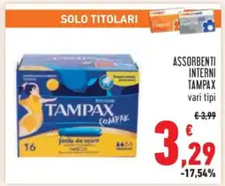 Conad Tampax offerta