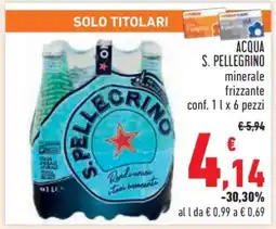Conad ACQUA S. PELLEGRINO offerta