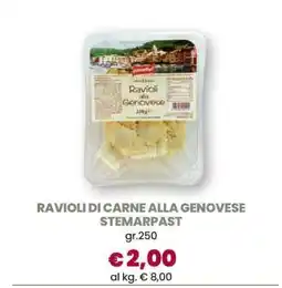 Famila RAVIOLI DI CARNE ALLA GENOVESE STEMARPAST offerta