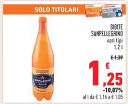 Conad BIBITE SANPELLEGRINO offerta