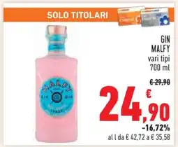 Conad GIN MALFY offerta