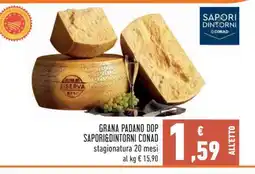 Conad GRANA PADANO DOP SAPORI&DINTORNI CONAD offerta