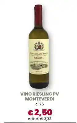 Famila VINO RIESLING PV MONTEVERDI offerta