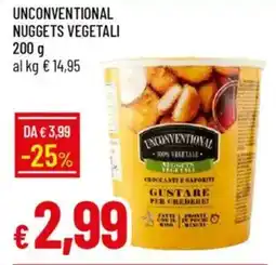 Galassia Unconventional nuggets vegetali offerta