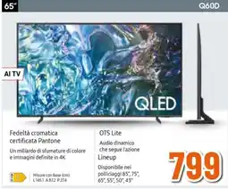 Expert SAMSUNG 65" QLED Q60D offerta