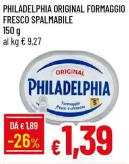 Galassia Philadelphia original formaggio fresco spalmabile offerta