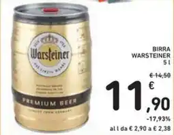 Spazio Conad Birra WARSTEINER offerta