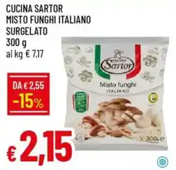 Galassia Cucina sartor misto funghi italiano surgelato offerta