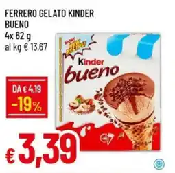 Galassia Ferrero gelato kinder bueno offerta