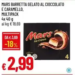 Galassia Mars barretta gelato al cioccolato e caramello, multipack offerta