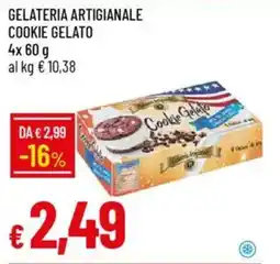 Galassia Gelateria artigianale cookie gelato offerta