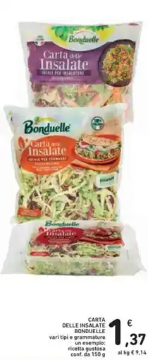 Spazio Conad Carta delle Insalate Bonduelle offerta