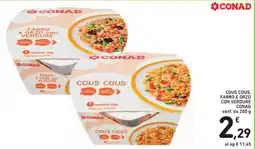 Spazio Conad Cous cous, farro e orzo Con verdure conf. da offerta