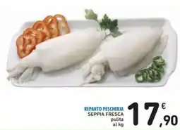 Spazio Conad Reparto pescheria seppia fresca pulita al kg offerta