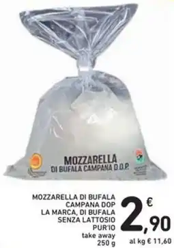 Spazio Conad Mozzarella di bufala campana dop la marca, di bufala senza lattosio pur'io take away offerta