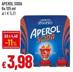 Galassia Aperol soda offerta