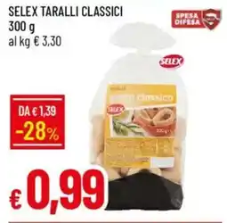 Galassia Selex taralli classici offerta