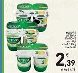 Spazio Conad Yogurt activia danone vari tipi offerta