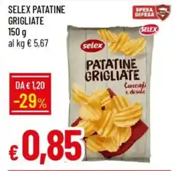 Galassia Selex patatine grigliate offerta