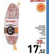 Spazio Conad Salame cacciatore italiano dop CONAD al kg offerta