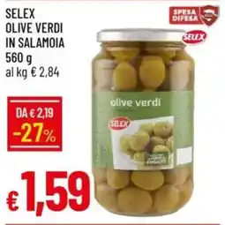 Galassia Selex olive verdi in salamoia offerta