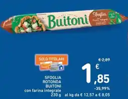 Spazio Conad Sfoglia rotonda Buitoni offerta