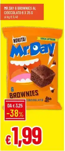 Galassia Mr.day 6 brownies al cioccolato offerta