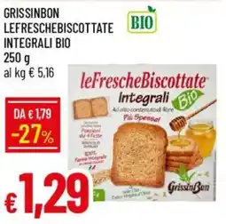 Galassia Grissinbon lefreschebiscottate integrali bio offerta