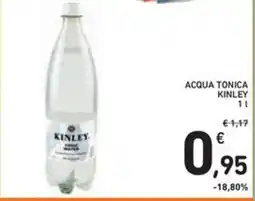 Spazio Conad Acqua tonica KINLEY offerta