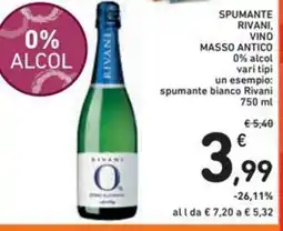 Spazio Conad Spumante rivani vino masso antico offerta