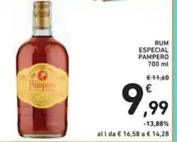 Spazio Conad Rum especial PAMPERO offerta