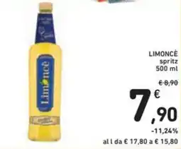 Spazio Conad LIMONCÉ spritz offerta