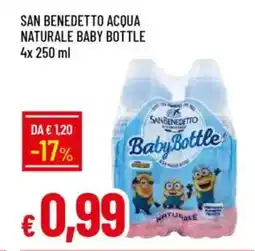 Galassia San benedetto acqua naturale baby bottle offerta