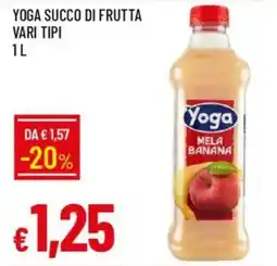 Galassia Yoga succo di frutta vari tipi offerta