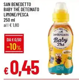 Galassia San benedetto baby thè deteinato limone/pesca offerta