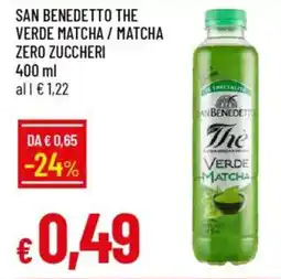 Galassia San benedetto the verde matcha / matcha zero zuccheri offerta