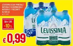 Galassia Levissima acqua minerale naturale oligominerale naturale / frizzante offerta