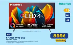 Euronics Hisense SMART TV Q-LED 85E79NQ- NERO offerta